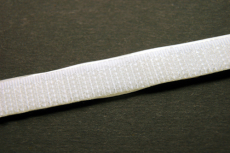 Ruban-crochets 10mm blanc 1 mètre