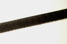 Ruban-crochets 10mm noir 1 mètre
